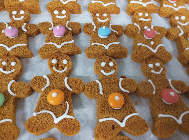 Bonhomme en Pain d'épices, Gôuter de Noël