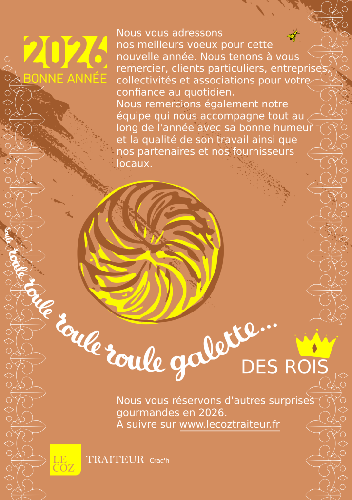 VOEUX 2026 LE COZ Traiteur